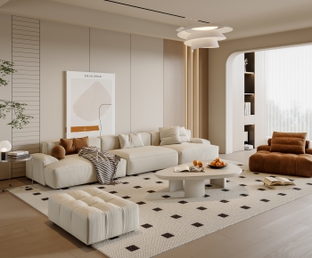Modern A Living Room-ID:538455968