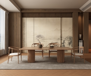 New Chinese Style Dining Room-ID:278420931