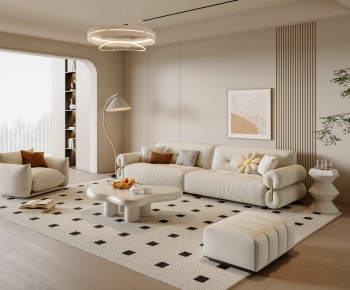 Modern A Living Room-ID:695899011