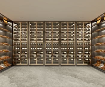Modern Wine Cellar/Wine Tasting Room-ID:812975882