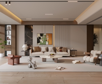 Modern A Living Room-ID:449759964