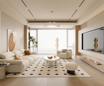 Modern A Living Room-ID:276607998