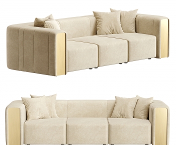 Modern Three-seat Sofa-ID:882420067