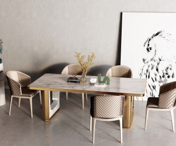 Modern Dining Table And Chairs-ID:776129963
