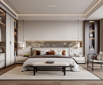 New Chinese Style Bedroom-ID:810609102