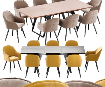Modern Dining Table And Chairs-ID:790759092