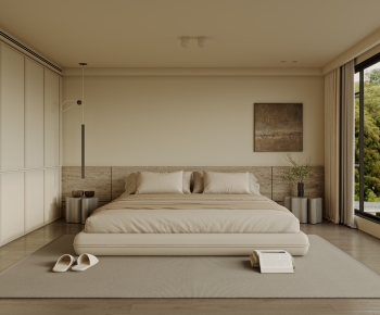 Wabi-sabi Style Bedroom-ID:990190031