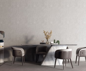Modern Dining Table And Chairs-ID:917229731