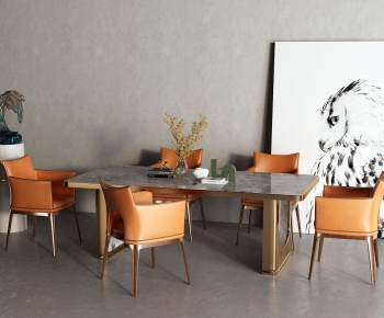 Modern Dining Table And Chairs-ID:917368899