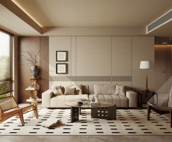 Wabi-sabi Style A Living Room-ID:626188044