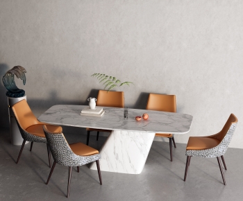 Modern Dining Table And Chairs-ID:915488004