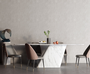 Modern Dining Table And Chairs-ID:438563116