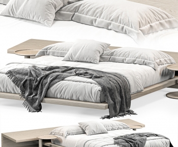 Modern Double Bed-ID:727709058