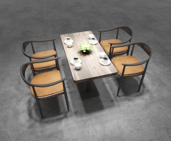 Modern Dining Table And Chairs-ID:653911112