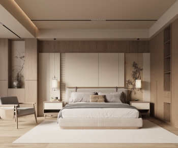 New Chinese Style Bedroom-ID:988188039