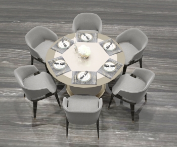 Modern Dining Table And Chairs-ID:592295894