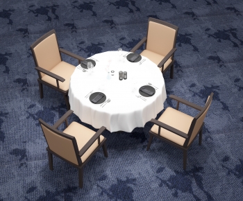 Modern Dining Table And Chairs-ID:753676896