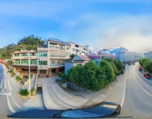 HDR农村乡镇户外全景-ID:5965275