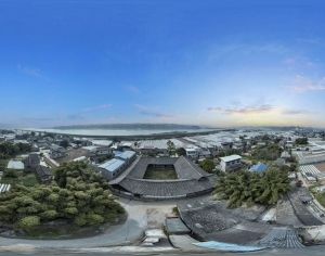 HDR农村乡镇户外全景-ID:5965284
