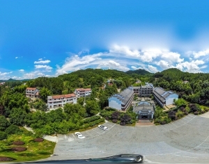 HDR农村乡镇户外全景-ID:5965324