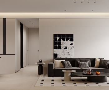 Modern A Living Room-ID:515002977