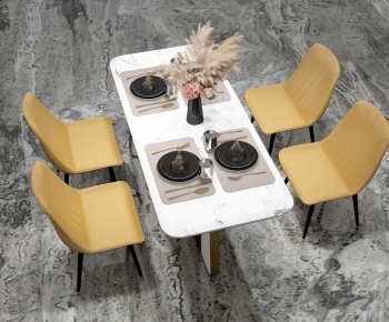Modern Dining Table And Chairs-ID:885998014