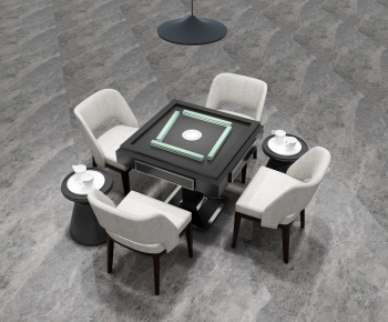 现代麻将桌椅组合-ID:637533903