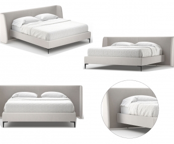 Modern Double Bed-ID:223979959