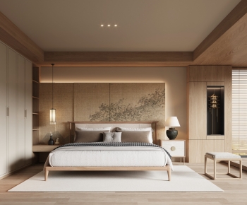 New Chinese Style Bedroom-ID:430300959