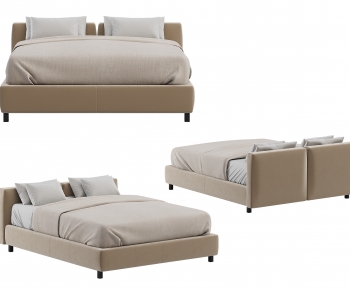 Modern Double Bed-ID:624141936