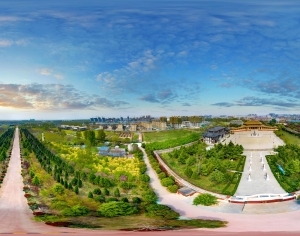 HDR乡村田野户外风景全景-ID:5966236