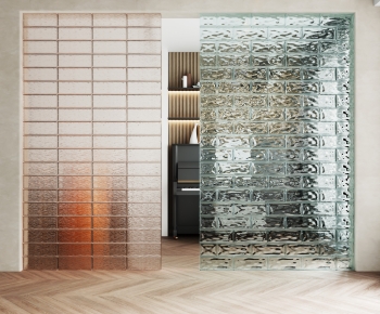 Modern Glass Screen Partition-ID:144441192