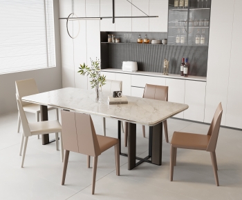 Modern Dining Table And Chairs-ID:339399101