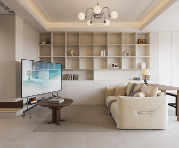 Modern A Living Room-ID:488220936