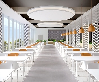 现代餐厅3D模型