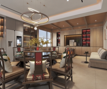 New Chinese Style Dining Room-ID:415661102