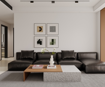 Modern A Living Room-ID:987529999