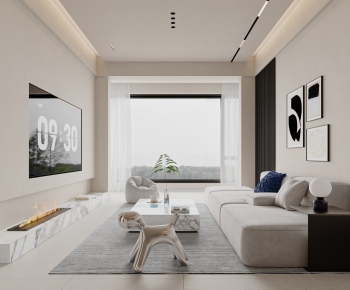 Modern A Living Room-ID:457519056