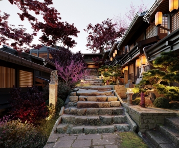 Japanese Style Courtyard/landscape-ID:247919089