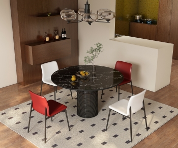 Modern Dining Table And Chairs-ID:351388932