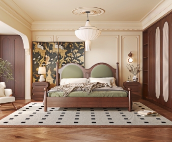 French Style Bedroom-ID:592799909