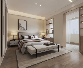 New Chinese Style Bedroom-ID:116179057