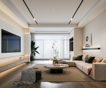 Modern A Living Room-ID:600481093