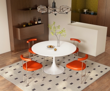Modern Dining Table And Chairs-ID:709989075