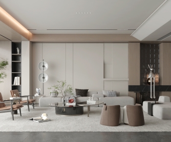 Modern A Living Room-ID:208950047