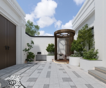New Chinese Style Courtyard/landscape-ID:455626962