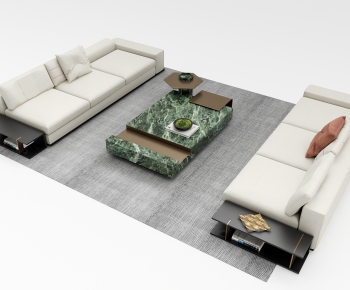 Modern Three-seat Sofa-ID:383219733