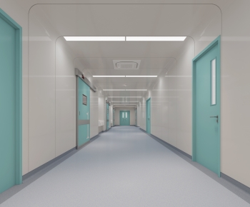 现代医院手术室走廊-ID:540447009