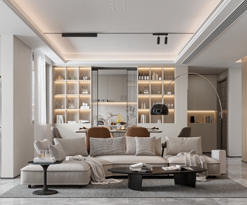 Modern A Living Room-ID:329875956