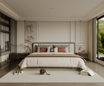 New Chinese Style Bedroom-ID:996992119